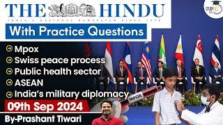 The Hindu Newspaper Analysis  9th Sep 2024  Current Affairs Today  Daily Current Affairs StudyIQ