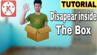 Disappear inside the box Kinemaster tutorial  learn video editing in English