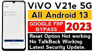 Vivo V21e 5G V2055 frp bypass android 13 WITHOUT PC Fixed Phone Clone Method.