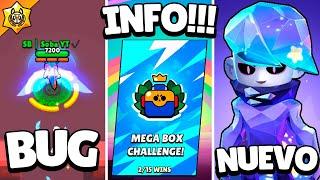 CUALES SON LAS RECOMPENSAS DEL DESAFIO? DARÁN MEGACAJAS? NUEVA SKIN Y BUG  NOTICIAS DE BRAWL STARS