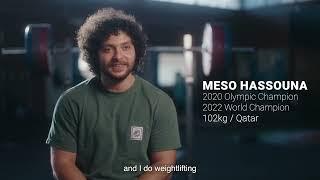 For Fares Ibrahim El-Bakh best known as Meso Hassouna weightlifting is a family business 