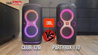 JBL Partybox 110 vs Club 120 Bass showdown