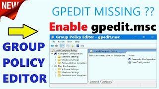 gpedit.msc Windows 10 Missing  Not Found in Windows 8  7  How to Enable Group Policy Editor