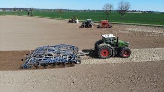 Fendt 1050 & Köckerling Vario 750Fendt 936 & Horsch Pronto 6 DCGrubbern & Erbsen drillen  - 2019