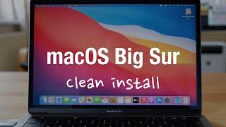 How to clean install macOS Big Sur from Bootable USB Drive