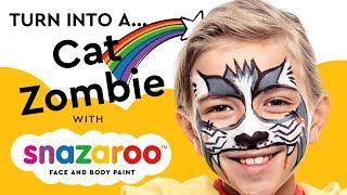 A Purr-fect Cat Zombie  Fast Facepaint Tutorial