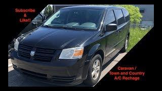 Dodge Caravan  Chrysler Town and Country AC Recharge How To