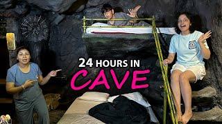 LIVING IN CAVE for 24 Hrs  Family Travel Vlog  Aayu and Pihu Show