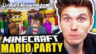 WIE KANN MAN SO DUMM SEIN?  Minecraft Mario Party mit Dner