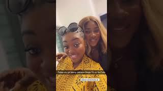 Mercy Johnson Okojie & Jackie Appiah Reunion On Movie Set