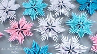 ️ СНЕЖИНКА ИЗ БУМАГИ ️ 3D PAPER SNOWFLAKE ️