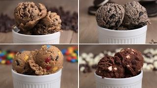 Edible Cookie Dough 4 Ways