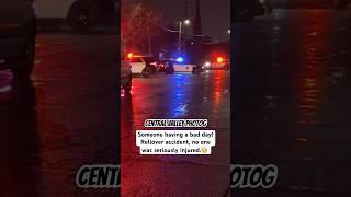 Rollover #accident in Southeast #fresno￼ #california #police #cars #trending #shorts #rain #news #oh