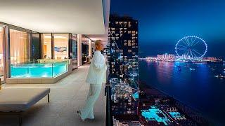 FIVE Luxe JBR  Dubais Most Glam Beach Resortfull tour in 4K