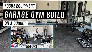 Building My Dream Garage Gym With Rogue Equipment for Cheap + Flooring Mirrors and Lighting