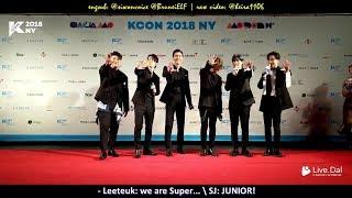 ENGSUB 180624 KCON 2018 NY Red Carpet Super Junior