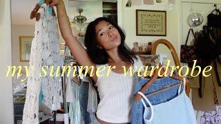 my summer wardrobe  fav thrifted pieces for summer