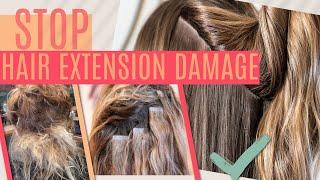 5 Tips to STOP Hair Extension Damage + Fallout  ellebangs