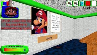 Mario Replaces Baldi BB+ V0.6 Mod Mario Mod