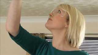 Artex - How to repair a damaged Artex textured wall or ceiling