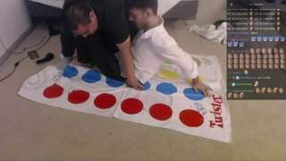 Ice poseidon playing Twister with Taco