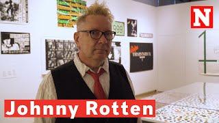 The Sex Pistols Johnny Rotten Walks Through A History Of Punk Graphics