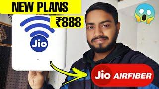 Jio air fiber new plan ₹888 with 30mbps speed and ott subscription  Jio air fiber add on data