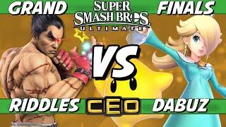 CEO 2023 - Riddles Kazuya vs Dabuz Rosa Grand Finals - Smash Ultimate