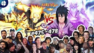 Sasuke VS Naruto 27 People React FINAL FULL FIGHT   Shippuden 475-478  ナルト 疾風伝 海外の反応