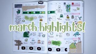 Hobonichi Cousin Memory Plan With Me • March Monthly HighlightsGratitude