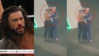 Roman Reigns Crying After Lost Cody Rhodes WrestleMania 40 highlights