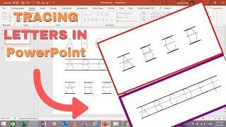 How To Make Tracing Letters In Microsoft PowerPoint 2023 - Dotted Letter In PowerPoint