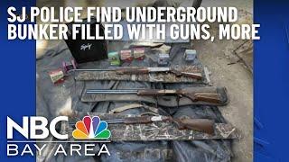 San Jose Police Find Underground Bunker Filled With Stolen Merchandise and Guns