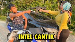 PREMAN SOK JAGO PALAK ORANG SEDANG LEWAT TERNYATA YANG DIHADAPI INTEL CANTIK ️