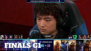 DWG vs SN - Game 1  Grand Finals S10 LoL Worlds 2020 PlayOffs  DAMWON Gaming vs Suning G1 full