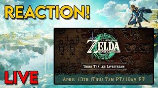 ZELDA TEARS OF THE KINGDOM FINAL TRAILER REACTION  discord