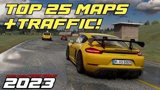 TOP 25 OPEN WORLD Maps with TRAFFIC for ASSETTO CORSA in 2023