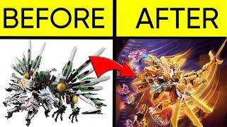 Lego Ninjago BEFORE and AFTER