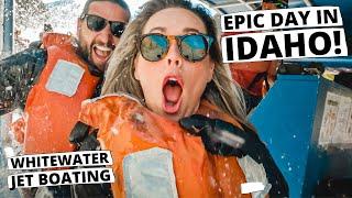 Idaho One Day in Idaho - Travel Vlog  Scenic Road Trip Whitewater Jet Boating & MORE