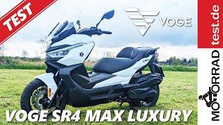 Voge SR4 Max Luxury  Test deutsch des neuen Luxus GT-Rollers mit 34 PS