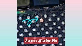 How to Restore ic missing pin 