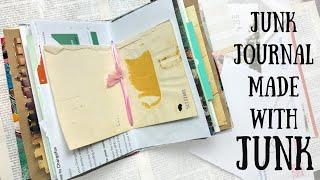 Junk Journal made from JUNK and FREE stuff  Easy  15 min TUTORIAL