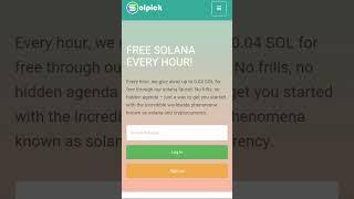 كيفية ربح عملة سولانا من موقع solpick 