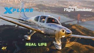 EPIC SHOWDOWN Real life vs. MSFS 2020 vs. X-Plane 12 - The Ultimate Battle