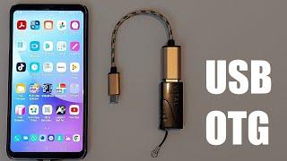 How to connect a USB Pen Drive to Android Using USB OTG to transfer photos documents...