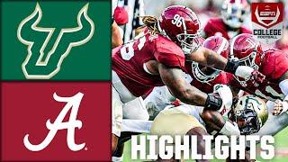 South Florida Bulls vs. Alabama Crimson Tide  Full Game Highlights  ESPN College Football