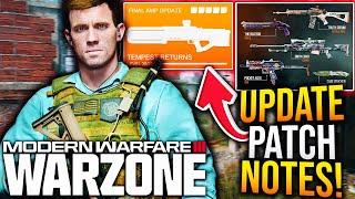 WARZONE Full NEW UPDATE PATCH NOTES 15+ BLACK OPS 6 REWARDS Revealed Final EVENT UPDATE & More