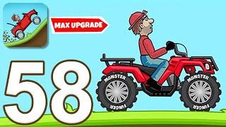 Hill Climb Racing - Gameplay Walkthrough Part 58 - Quad Bike Max Upgraded iOS Android