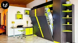 INCREDIBLE Space Saving Furniture - Murphy Bed Ideas  8 