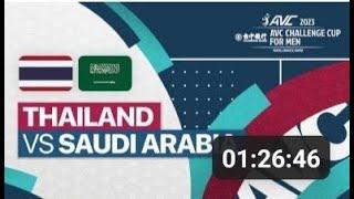 Full Match  Thailand vs Saudi Arabia  AVC Challenge Cup for Men 2023
